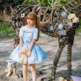 蠢沫沫《人偶》主题写真：16张全套美图