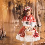 蠢沫沫《小红帽》主题写真：12张全套美图