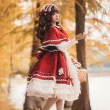 蠢沫沫《小红帽》主题写真：12张全套美图