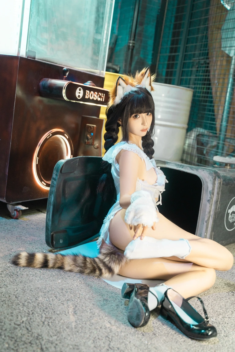 蠢沫沫《娃娃机》主题写真：85张全套美图