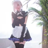 周叽是可爱兔兔《玛修》主题写真：15张全套美图