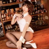 蠢沫沫《加藤惠兔女郎》主题写真：40张全套美图