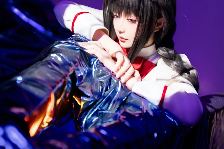 星之迟迟《2024年05月计划G 赠品 魔法少女小圆 晓美焰》主题写真：22张全套美图