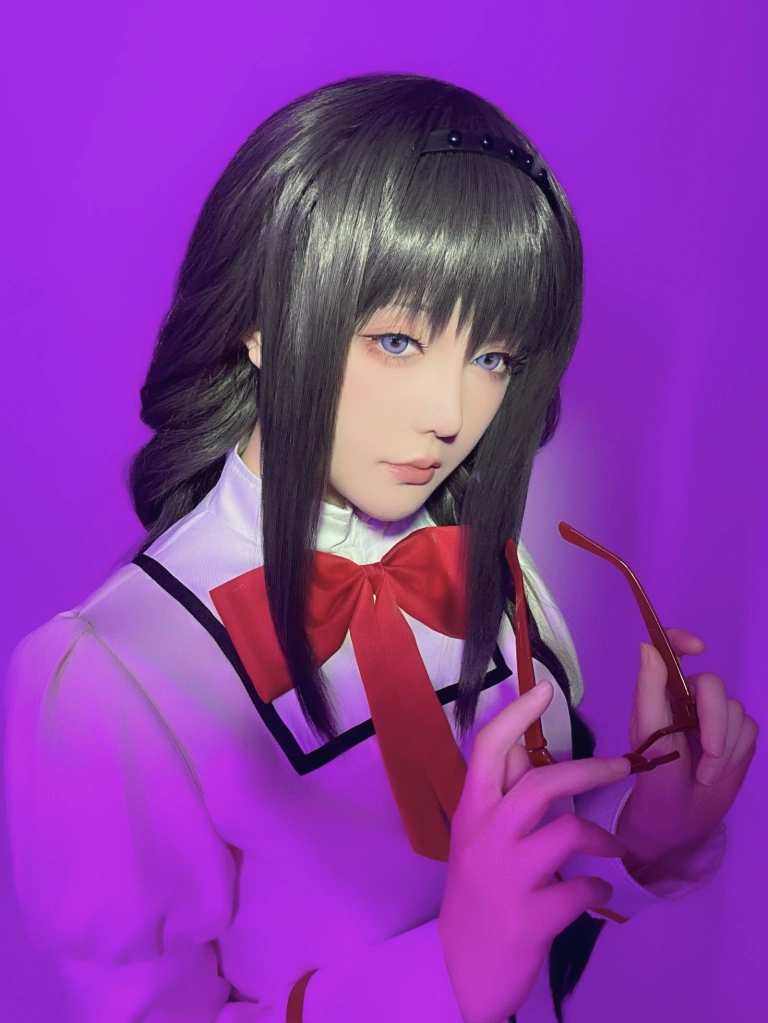 星之迟迟《2024年05月计划G 赠品 魔法少女小圆 晓美焰》主题写真：22张全套美图