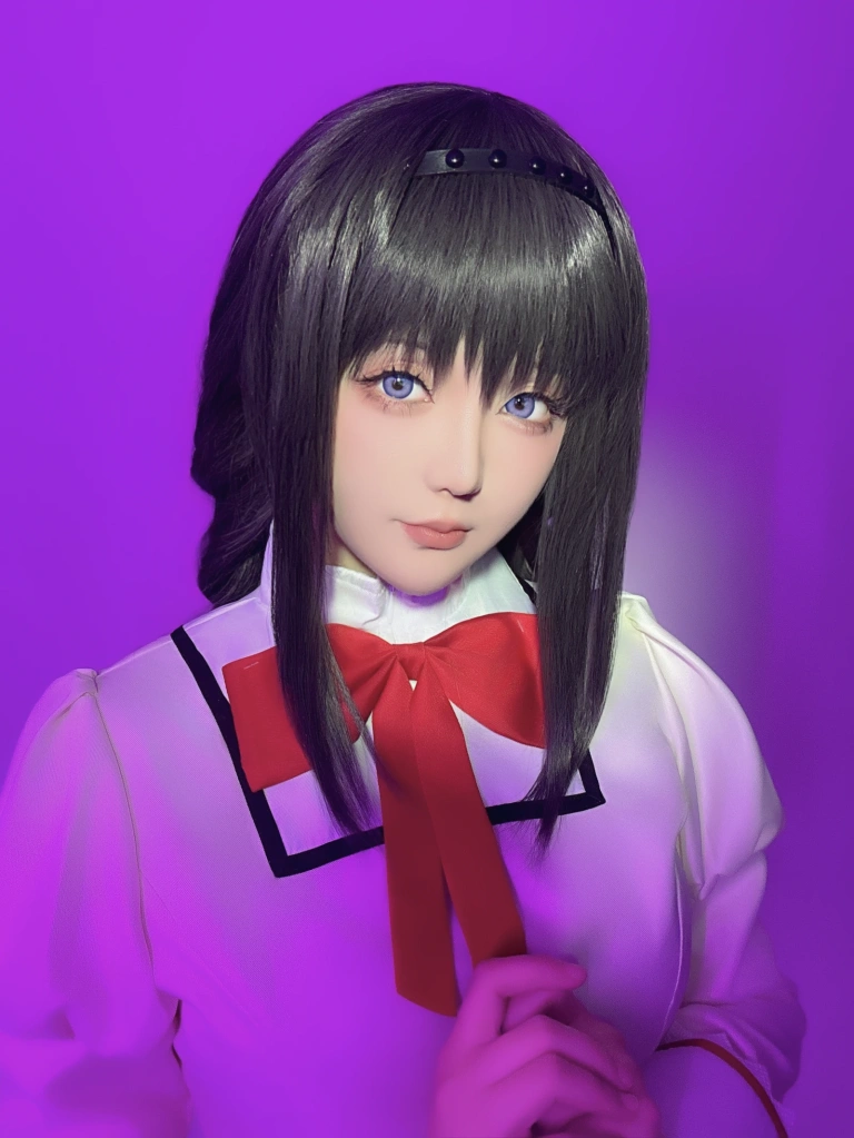 星之迟迟《2024年05月计划G 赠品 魔法少女小圆 晓美焰》主题写真：22张全套美图