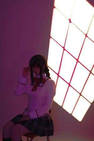 星之迟迟《2024年05月计划G 赠品 魔法少女小圆 晓美焰》主题写真：22张全套美图