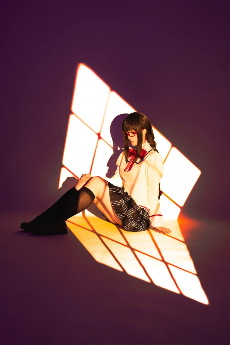 星之迟迟《2024年05月计划G 赠品 魔法少女小圆 晓美焰》主题写真：22张全套美图