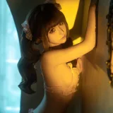 蠢沫沫《睡衣》主题写真：18张全套美图