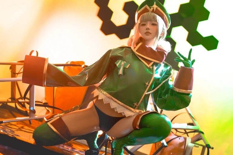 星之迟迟《2024年08月计划A 憧憬成为魔法少女 阿良河基维》主题写真：28张全套美图