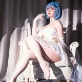 星之迟迟《2024年08月计划D 恰巴耶夫礼服》主题写真：25张全套美图