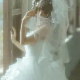 蠢沫沫《二月T3订阅《婚纱》主题写真：61张全套美图