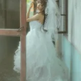蠢沫沫《二月T3订阅《婚纱》主题写真：61张全套美图