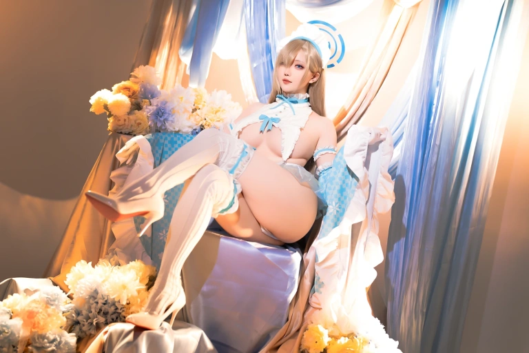 星之迟迟《碧蓝档案BA写真本《Erotopia》 一之濑明日奈》主题写真：58张全套美图