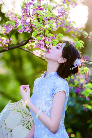 念雪《旗袍》主题写真：38张全套美图