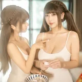 蠢沫沫《双人新年贺岁（&浅安安）》主题写真：103张全套美图