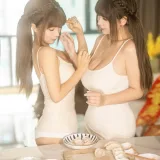 蠢沫沫《双人新年贺岁（&浅安安）》主题写真：103张全套美图