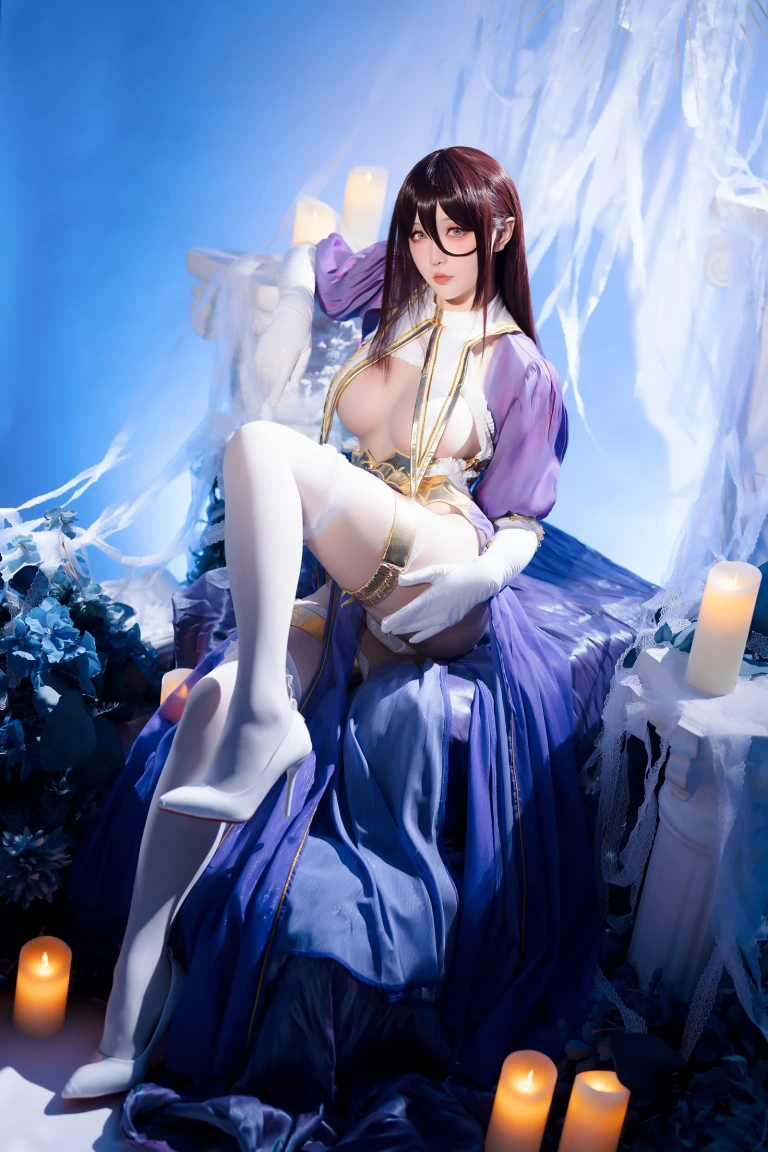 星之迟迟《2024年07月计划C 圣处理修女 彼得罗涅手办同人》主题写真：91张全套美图，含1个视频