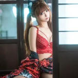 蠢沫沫《三月T2订阅《捆绑和服》》主题写真：55张全套美图