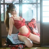 蠢沫沫《三月T2订阅《捆绑和服》》主题写真：55张全套美图