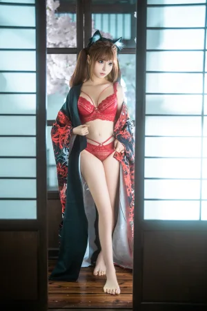 蠢沫沫《三月T2订阅《捆绑和服》》主题写真：55张全套美图