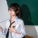 蠢沫沫《教师》主题写真：26张全套美图