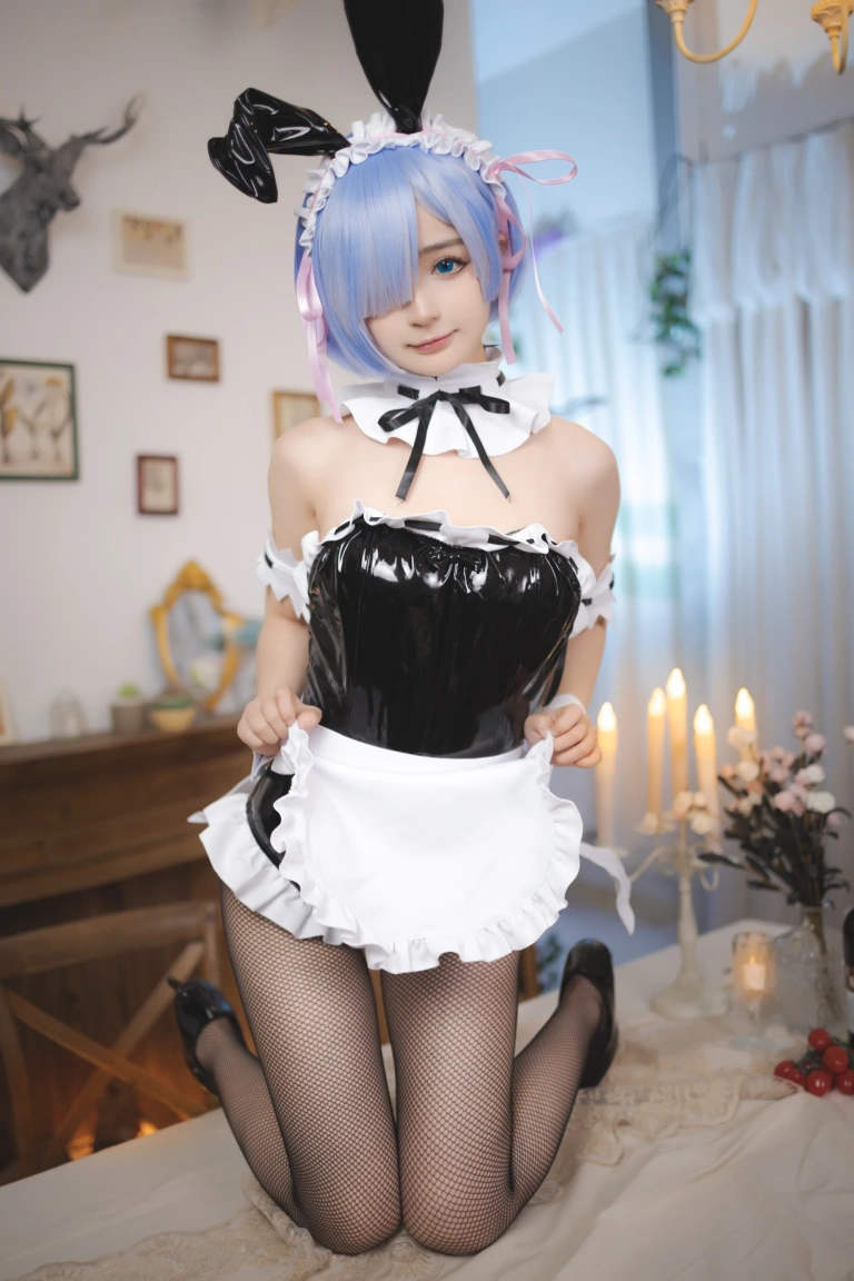 桜井宁宁《蕾姆兔女郎》主题写真：34张全套美图