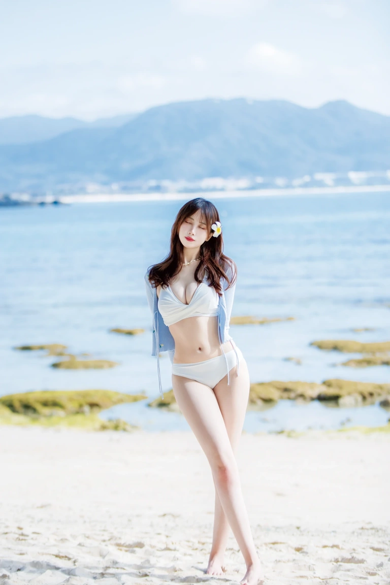念雪《深呼吸》主题写真：40张全套美图