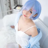 神楽坂真冬《第二季 序号8：蕾姆《Milk by blue》》主题写真：150张全套美图