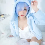 神楽坂真冬《第二季 序号8：蕾姆《Milk by blue》》主题写真：150张全套美图