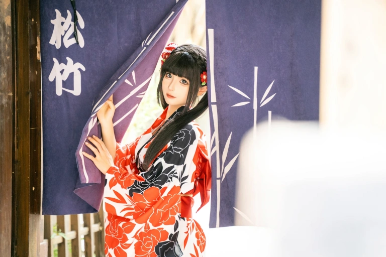 蠢沫沫《四月T2订阅《祭》》主题写真：57张全套美图