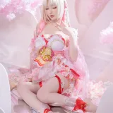 星之迟迟《2025年02月计划A 永劫无间 胡桃樱云天女》主题写真：42张全套美图