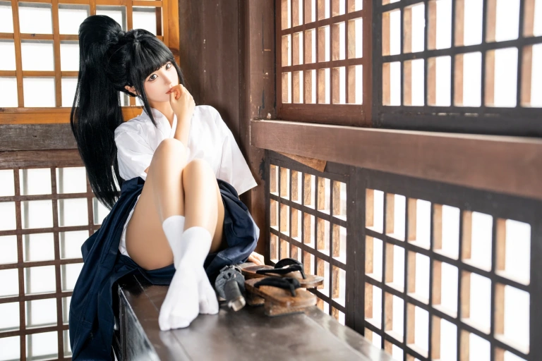 蠢沫沫《四月T2订阅《武士》》主题写真：65张全套美图