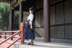蠢沫沫《四月T2订阅《武士》》主题写真：65张全套美图
