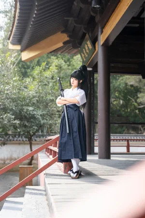 蠢沫沫《四月T2订阅《武士》》主题写真：65张全套美图