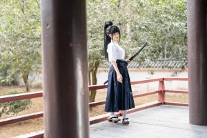 蠢沫沫《四月T2订阅《武士》》主题写真：65张全套美图