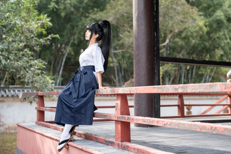 蠢沫沫《四月T2订阅《武士》》主题写真：65张全套美图