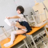 蠢沫沫《教室》主题写真：61张全套美图