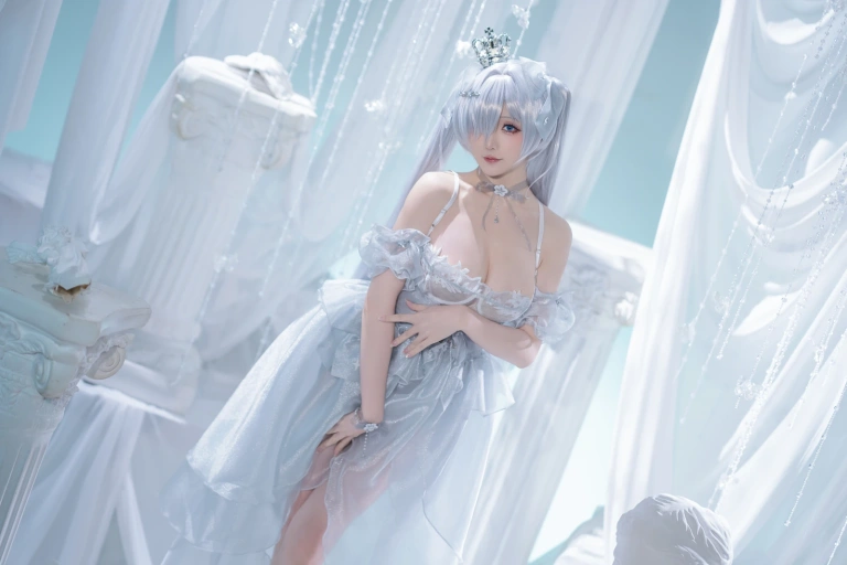星之迟迟《2025年02月计划D NIKKE 灰姑娘》主题写真：37张全套美图
