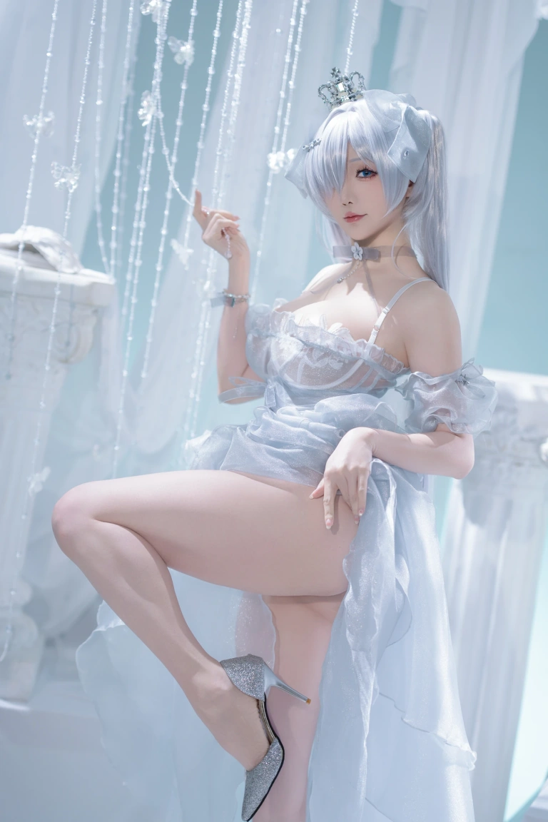 星之迟迟《2025年02月计划D NIKKE 灰姑娘》主题写真：37张全套美图