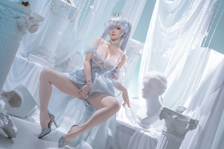 星之迟迟《2025年02月计划D NIKKE 灰姑娘》主题写真：37张全套美图