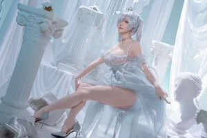 星之迟迟《2025年02月计划D NIKKE 灰姑娘》主题写真：37张全套美图