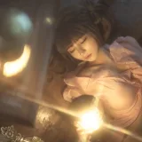 蠢沫沫《四月T3赠品《是谁照亮他》》主题写真：44张全套美图