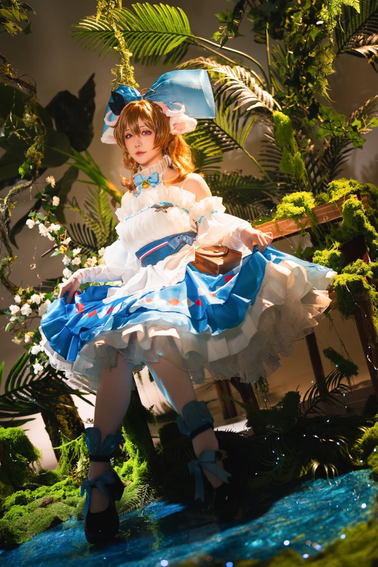 星之迟迟《2025年5月计划A 明日方舟 纯烬艾雅法拉·远行前的野餐》主题写真：34张全套美图