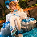 星之迟迟《2025年5月计划A 明日方舟 纯烬艾雅法拉·远行前的野餐》主题写真：34张全套美图