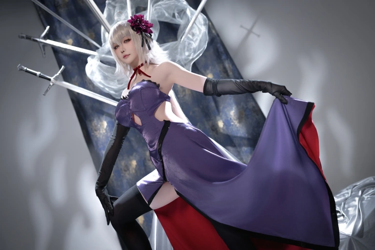 星之迟迟《2025年5月计划B FGO 黑贞德alter嘉年华礼服》主题写真：33张全套美图