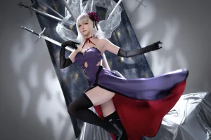 星之迟迟《2025年5月计划B FGO 黑贞德alter嘉年华礼服》主题写真：33张全套美图