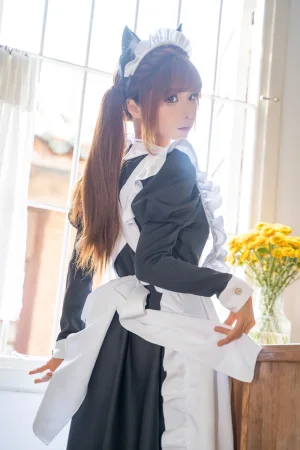 蠢沫沫《私人女仆》主题写真：65张全套美图