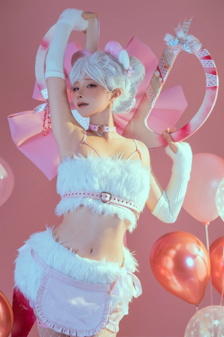 蠢沫沫《羊羊羊》主题写真：42张全套美图