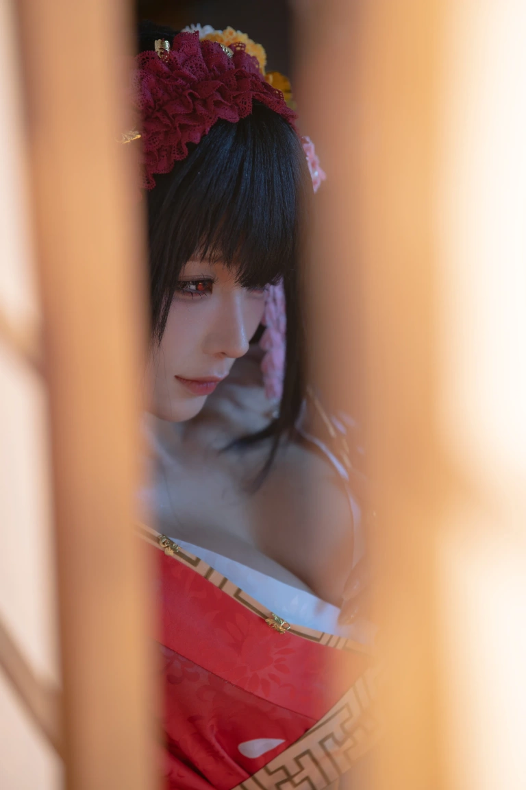 蠢沫沫《狂三和服cos》主题写真：261张全套美图，含9个视频