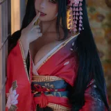 蠢沫沫《狂三和服cos》主题写真：261张全套美图，含9个视频
